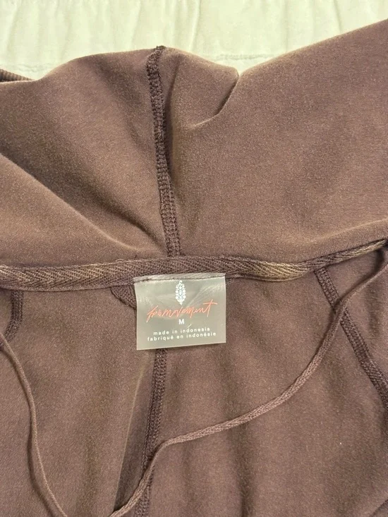 FP Movement Hot Shot Long Sleeve Onesie Espresso Brown Jumpsuit Size Medium - Picture 4 of 8